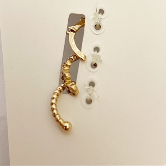 TOSH Gold Hoops & Huggies Earring Set - Picture 5 of 10